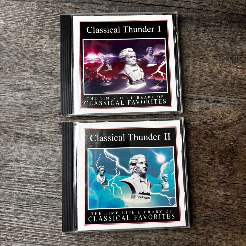 Classical Thunder I & II‎ CD Lot Time Life Classical Favorites Untested AS-IS
